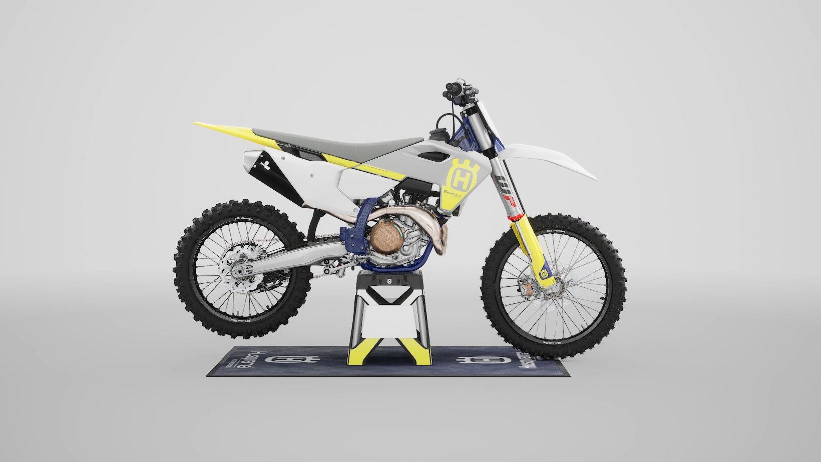 Husqvarna FC 450 in 3D configurator. - Husqvarna